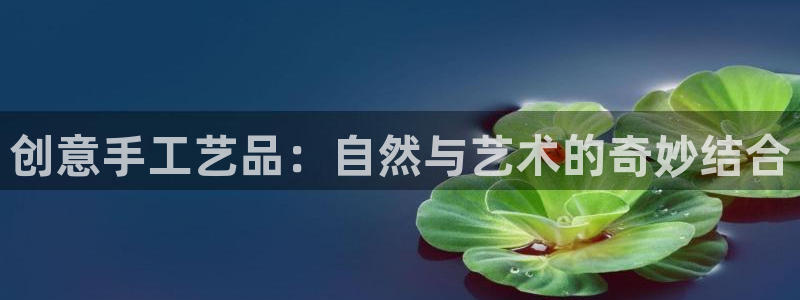 fb体育娱乐40996：创意手工艺品：自然与艺术的奇