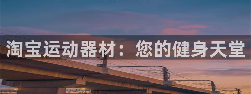fb体育平台是正规平台吗：淘宝运动器材：您的健身天堂